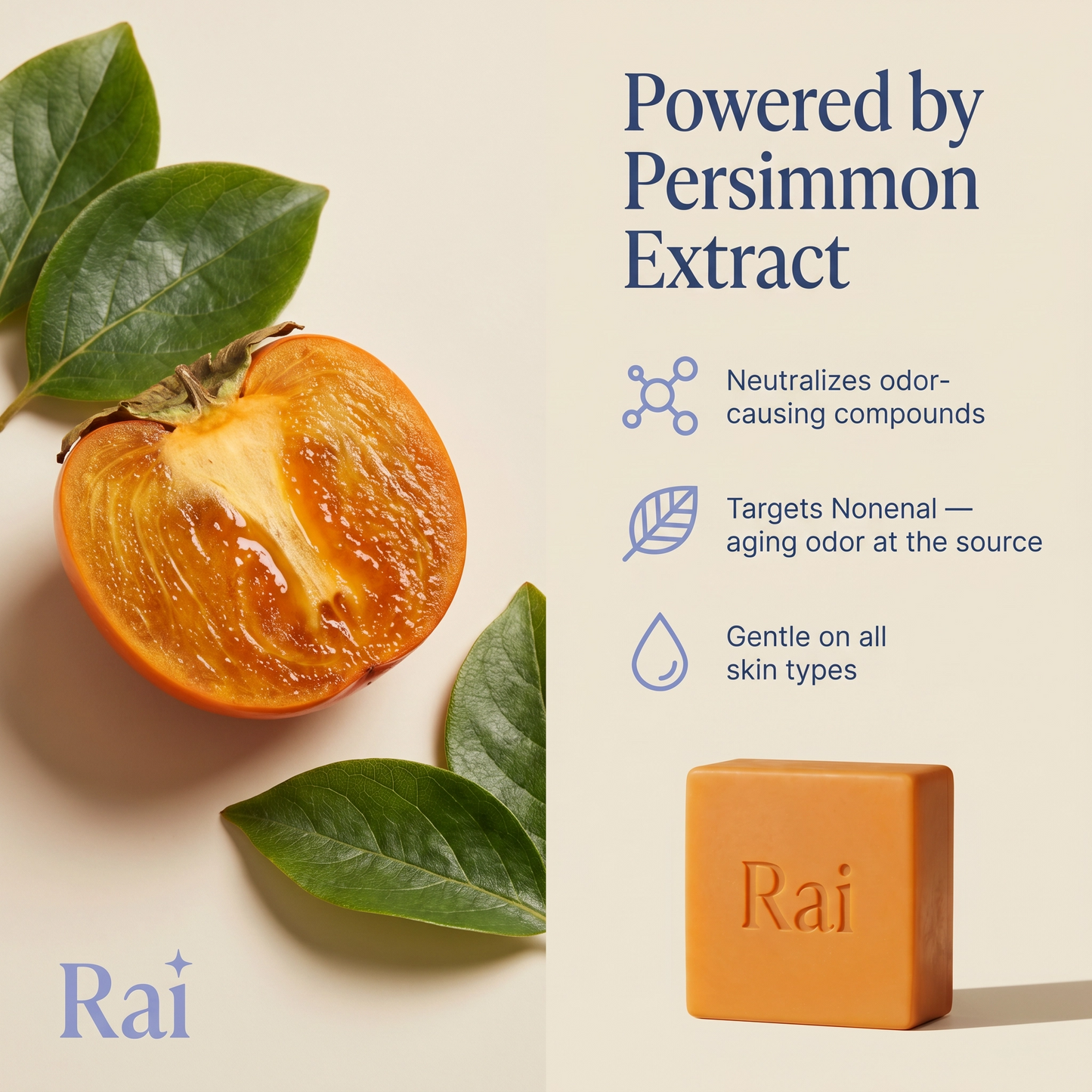 Deodorizing Persimmon Soap